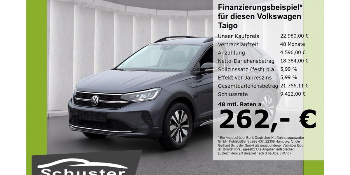 VW Taigo 6.218 km 22.980 &euro; Ruhstorf 94099