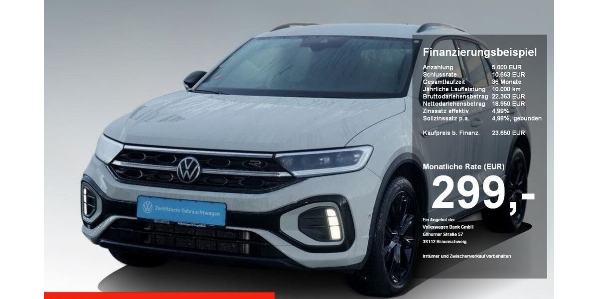 VW T-Roc 49.555 km 23.450 &euro; Ingolstadt 85053