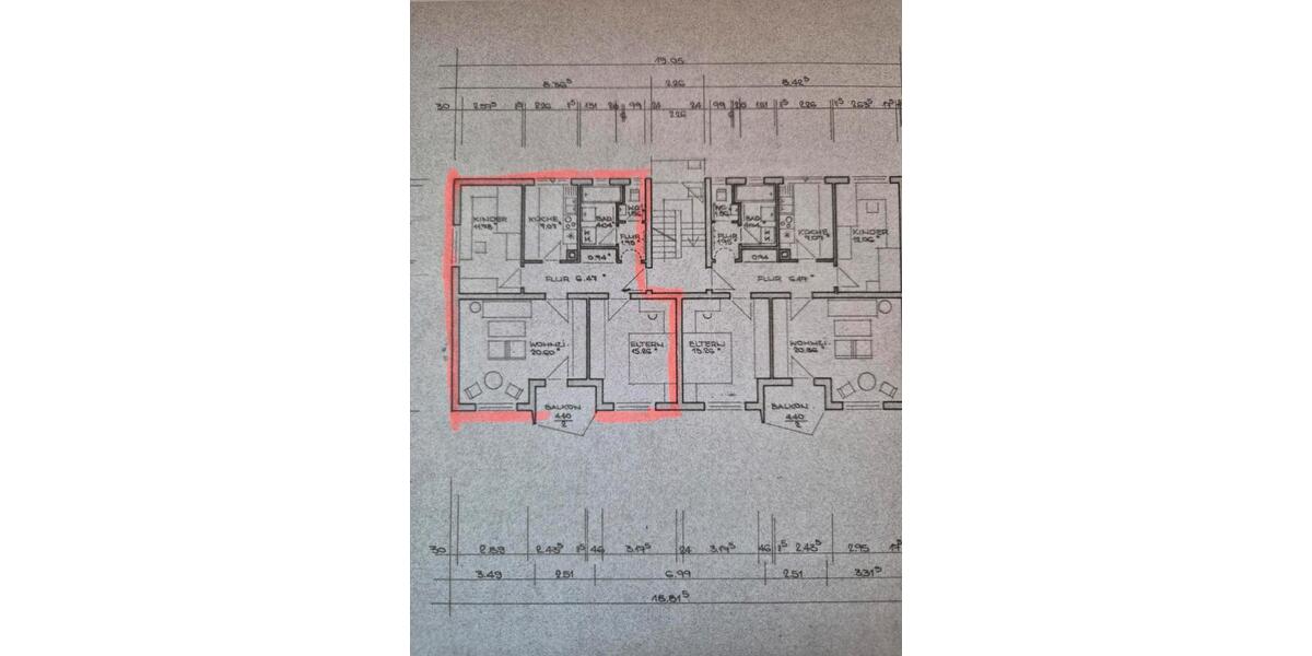 Etagenwohnung Wangen im Allgäu - 3 Zimmer, 70 m&sup2;, 285.000&euro; | Angebot:26461287