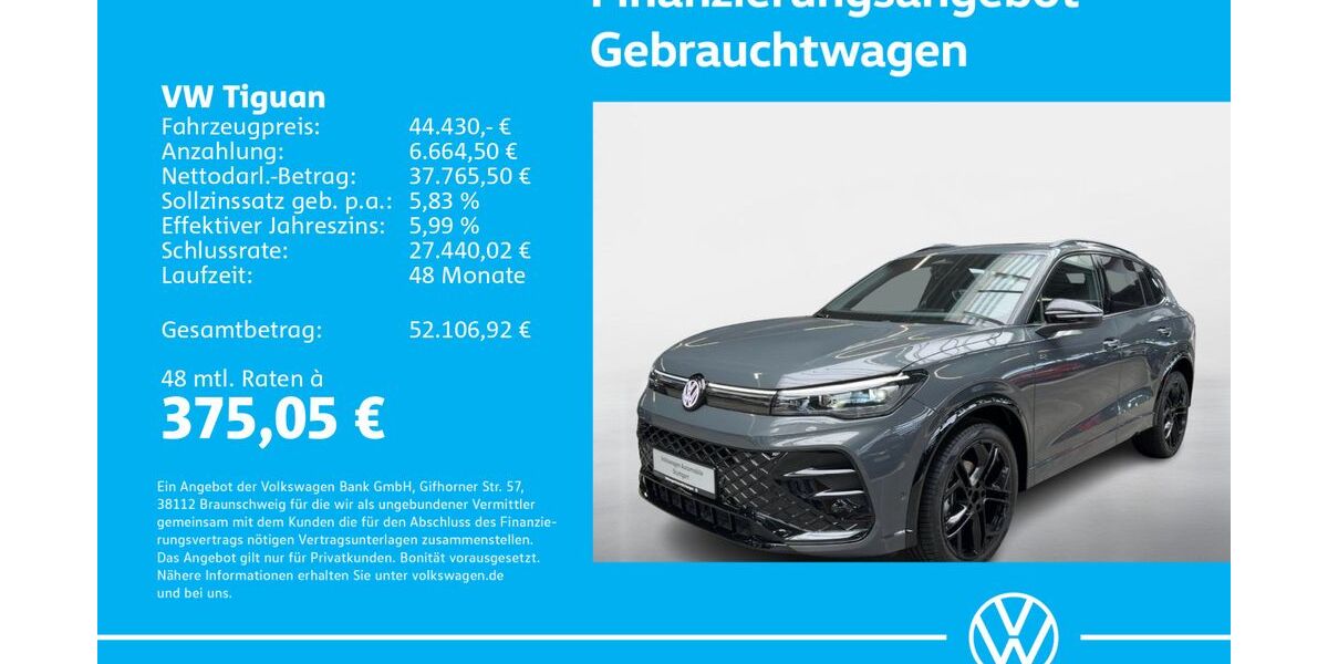VW Tiguan 1.505 km 43.830 &euro; Stuttgart-Feuerbach 70469