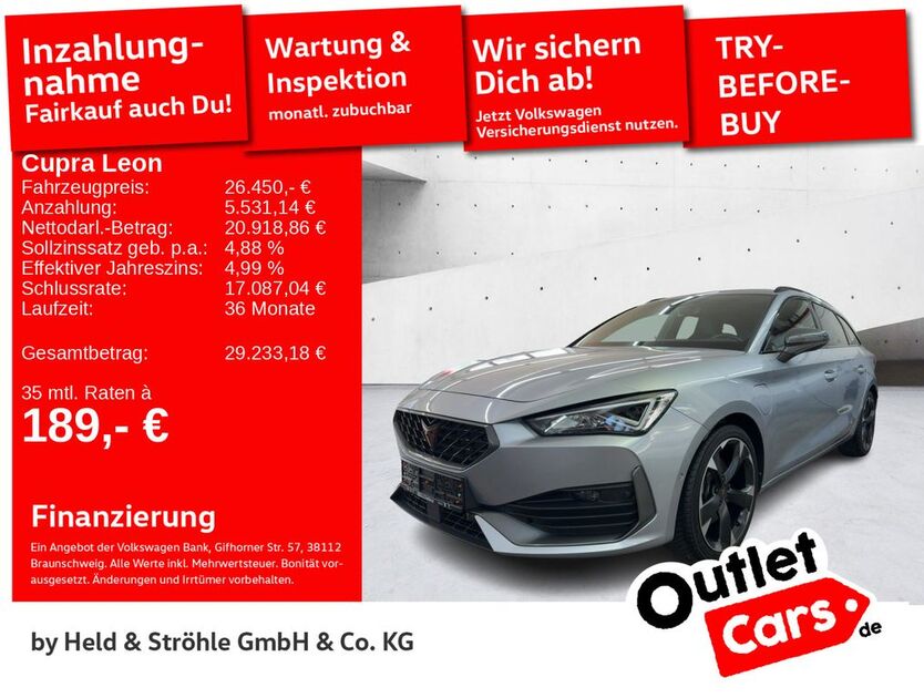Cupra Leon 30.000 km 26.450 € Senden 89250