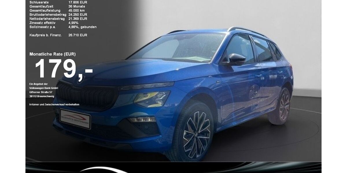 Skoda Kamiq 2.614 km 26.710 &euro; Gaggenau 76571