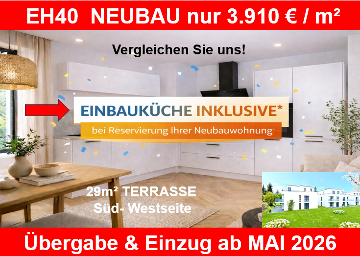Terrassenwohnung Spenge Lenzinghausen - 3 Zimmer, 83 m&sup2;, 324.500&euro; | Angebot:24907197