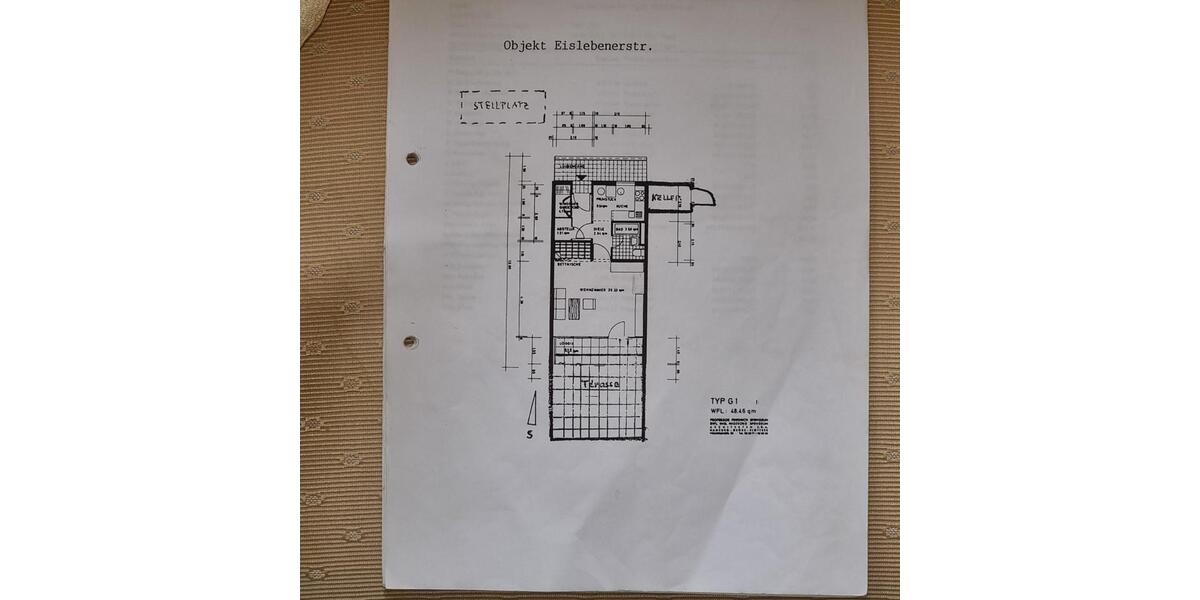 Erdgeschoßwohnung Bremen Hemelingen - 1 Zimmer, 48 m&sup2;, 132.000&euro; | Angebot:26990388