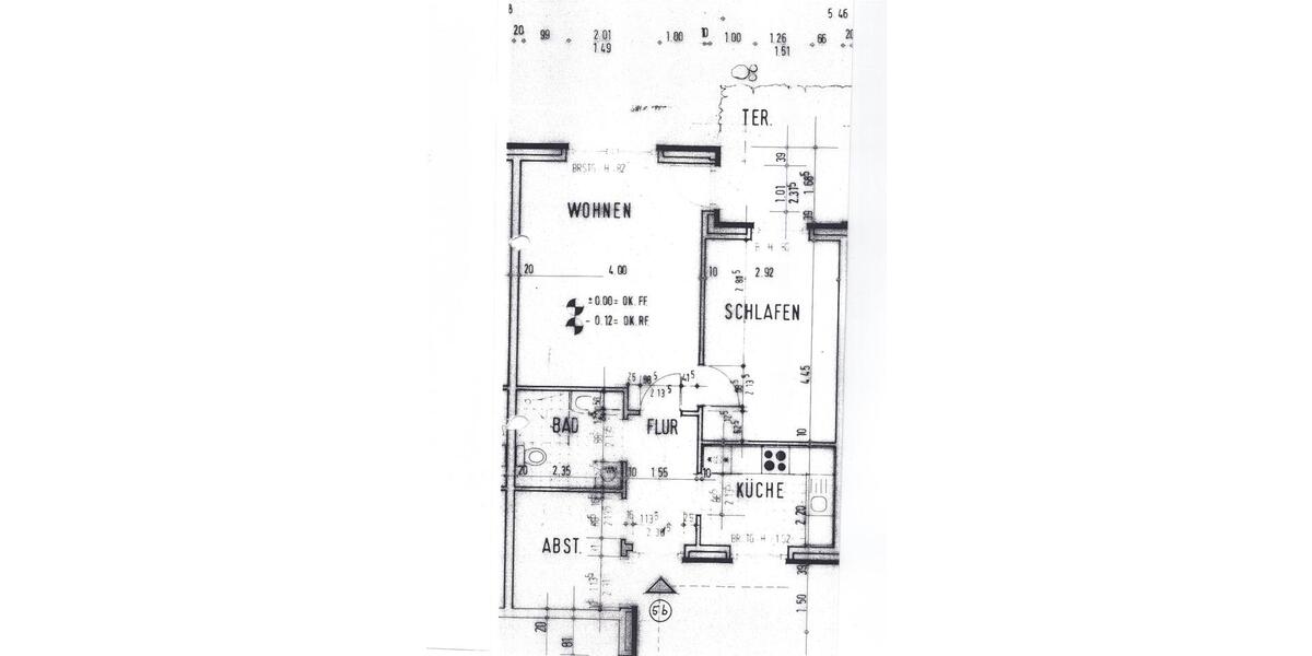 Etagenwohnung Holtsee - 2 Zimmer, 58 m&sup2;, 412&euro; | Angebot:26040015