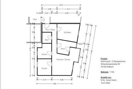 4 schöne Wohnung