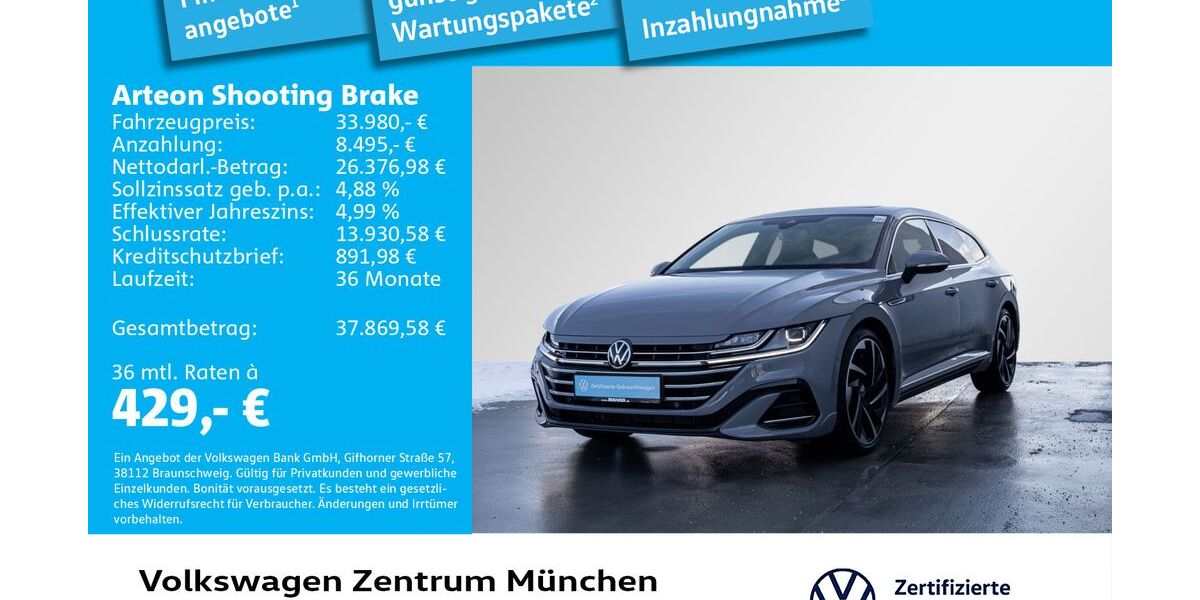 VW Arteon 42.955 km 33.980 &euro; München 80687