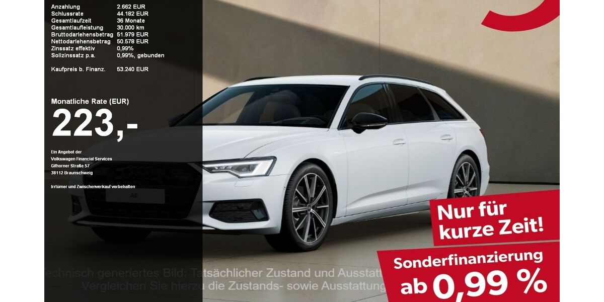 Audi A6 6.700 km 53.240 &euro; Wackersdorf 92442