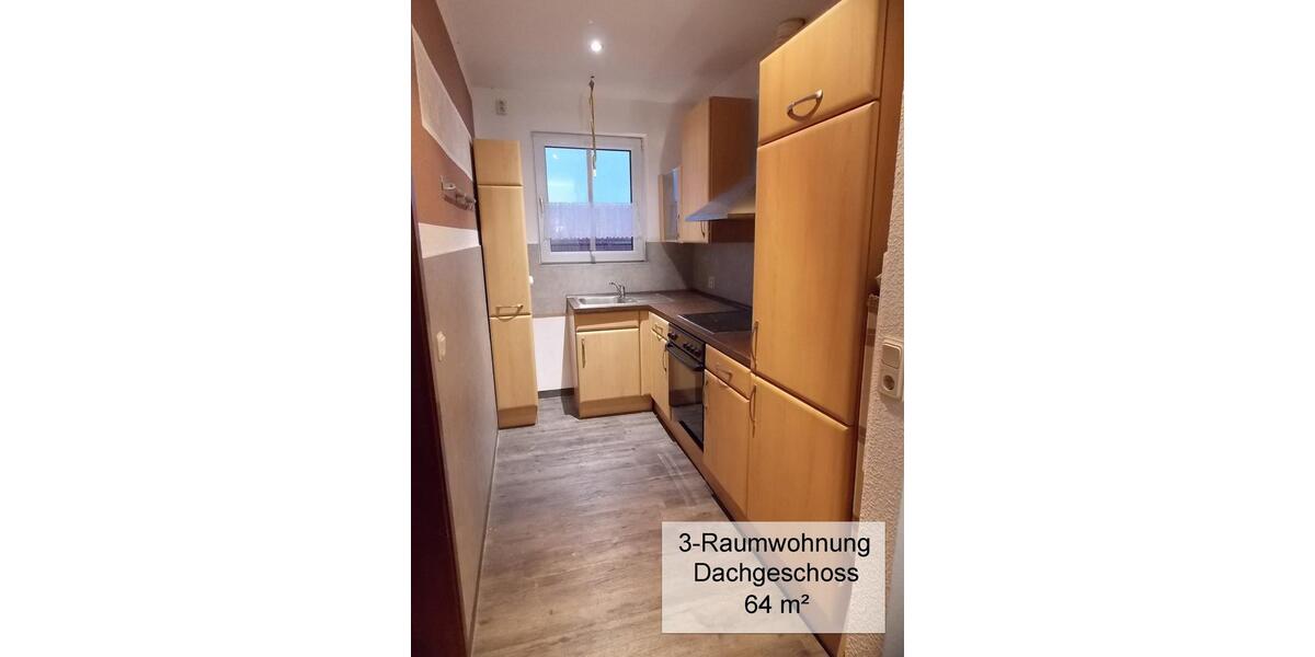 Dachgeschoßwohnung Blankenburg (Harz) - 3 Zimmer, 64 m&sup2;, 495&euro; | Angebot:26316072