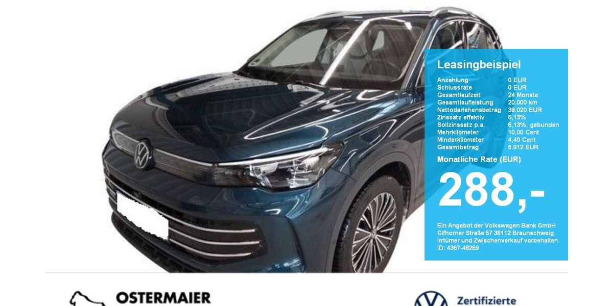 VW Tiguan 19.840 km 38.020 &euro; Mühldorf am Inn 84453