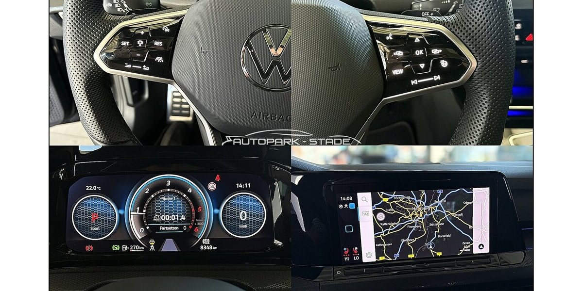 VW Golf VIII GTD Pano LED VirtualCockpit Leder ACC 8.500 km 37.999 &euro; Stade 21682