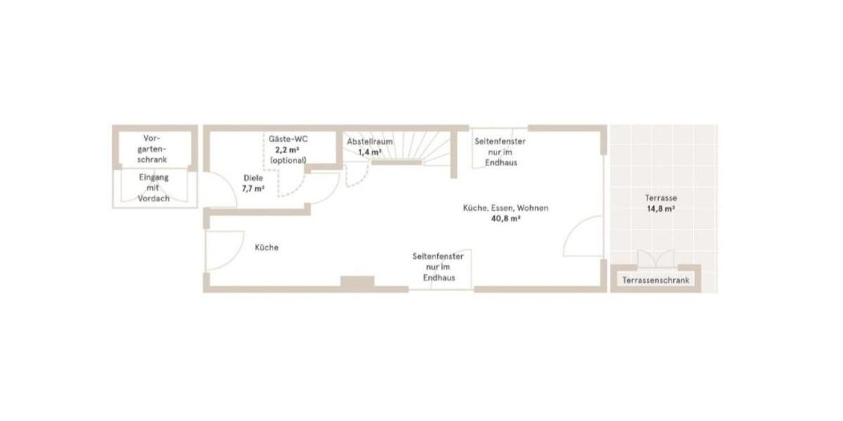 Erstbezug in ein modernes Reihenendhaus mit exklusiver Ausstattung, zwei Parkplätzen 5 zimmer