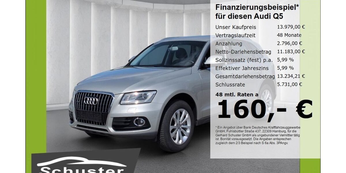 Audi Q5 204.507 km 13.979 &euro; Ruhstorf 94099