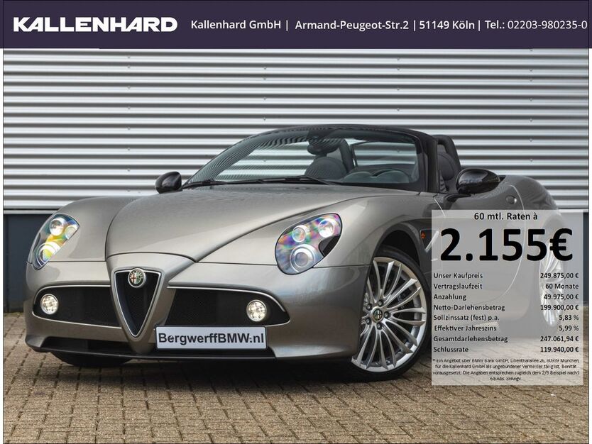 Alfa Romeo 8C 8.846 km 239.875 € Köln 51149