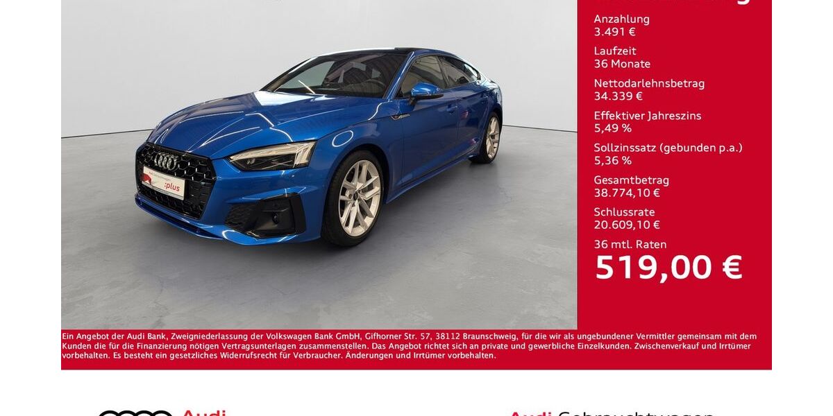 Audi A5 93.000 km 36.930 &euro; Giessen 35394