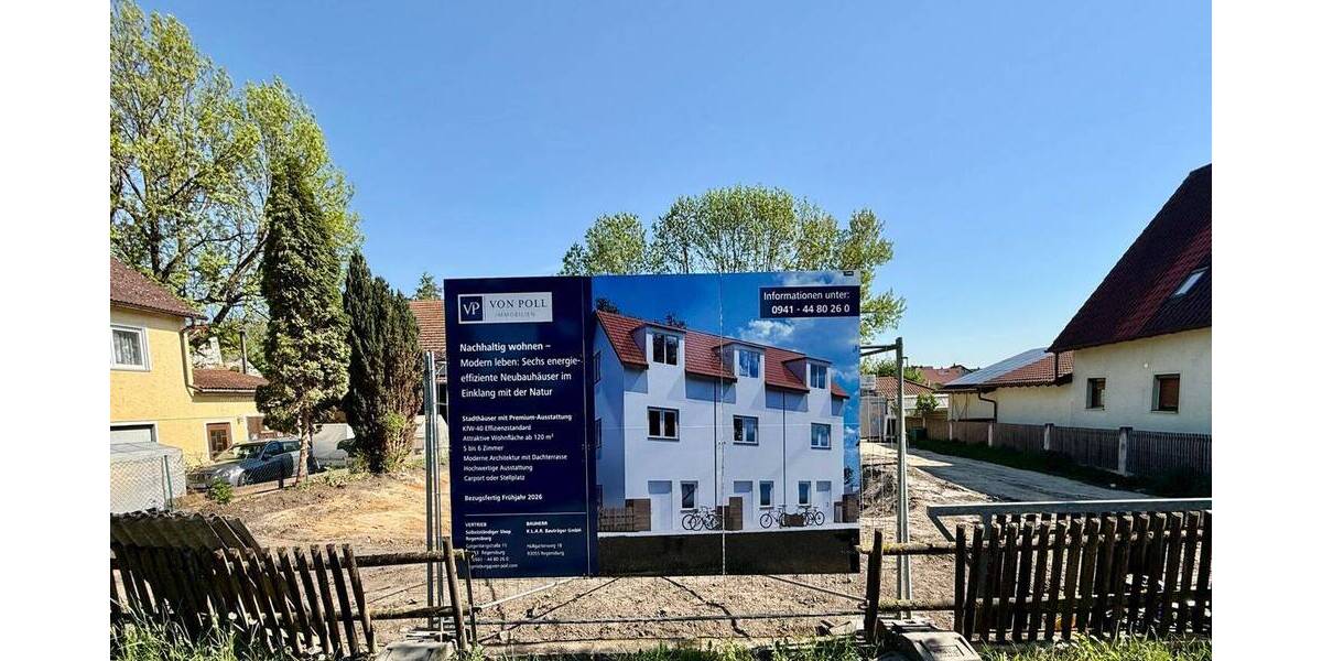 Reihenmittelhaus Regensburg Burgweinting-Harting - 5 Zimmer, 107 m&sup2;, 519.000&euro; | Angebot:25697117