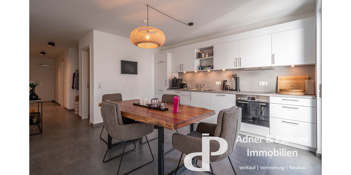 **NEUWERTIGE BALKONWOHNUNG MIT EINBAUKÜCHE UND TIEFGARAGE IN SICKTE** - Etagenwohnung Sickte | Angebot:25305870