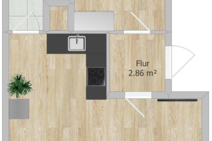 Kapitalanlage in Hannover-Linden: Modernisierte 2-Zimmer-Wohnung 2 zimmer