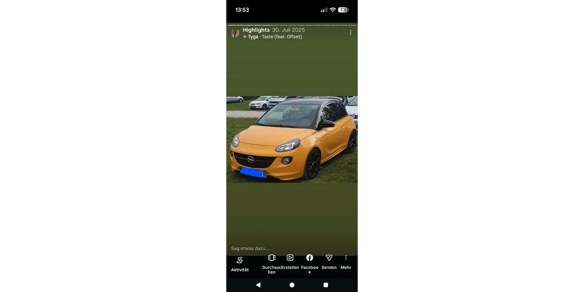 Opel Adam 83.000 km 9.500 &euro; Fürth 90768