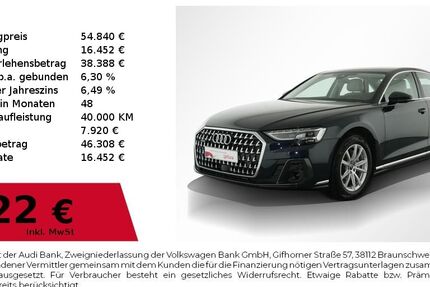 Audi A8 40.500 km 54.840 &euro; Nürnberg 90411