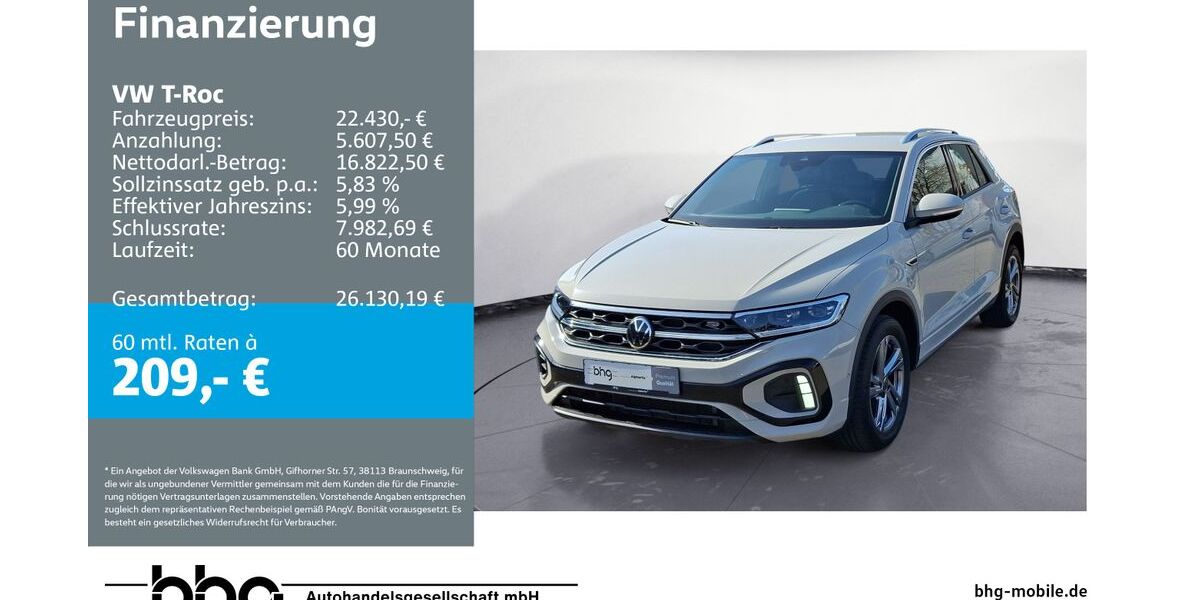 VW T-Roc 24.902 km 22.430 &euro; Metzingen 72555