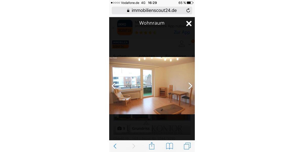 Etagenwohnung Auetal - 1 Zimmer, 36 m&sup2;, 53.500&euro; | Angebot:26414513