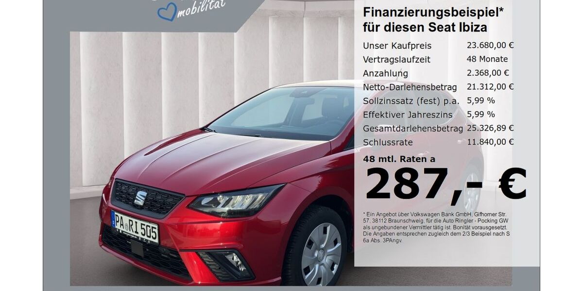 Seat Ibiza 2.500 km 23.680 &euro; Pocking 94060