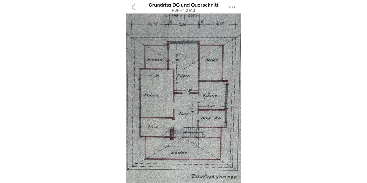 Dachgeschoßwohnung Helpsen - 3.5 Zimmer, 75 m&sup2;, 600&euro; | Angebot:26384883