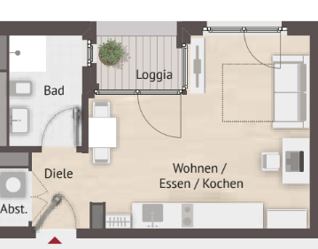 NEU! COOLES APARTMENT MITTEN IN DER CITY!