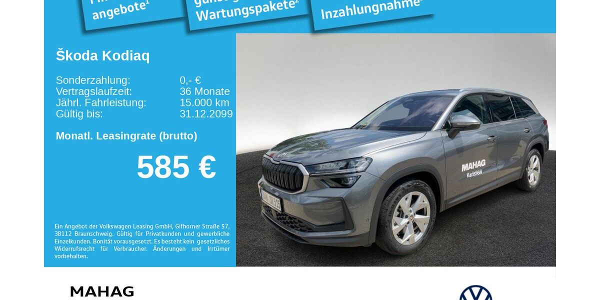 Skoda Kodiaq 3.626 km 43.981 &euro; Dachau 85221