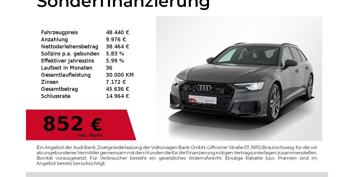 Audi A6 7.769 km 48.440 &euro; Nürnberg 90441