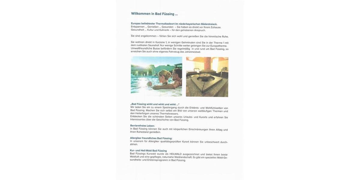 Erdgeschoßwohnung Bad Füssing - 3 Zimmer, 97 m&sup2;, 1.650&euro; | Angebot:22240011