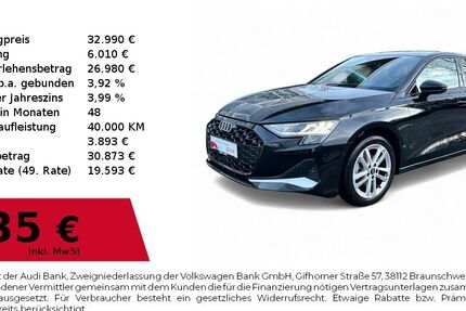 Audi A3 19.545 km 32.590 &euro; Dessau-Roßlau 06844