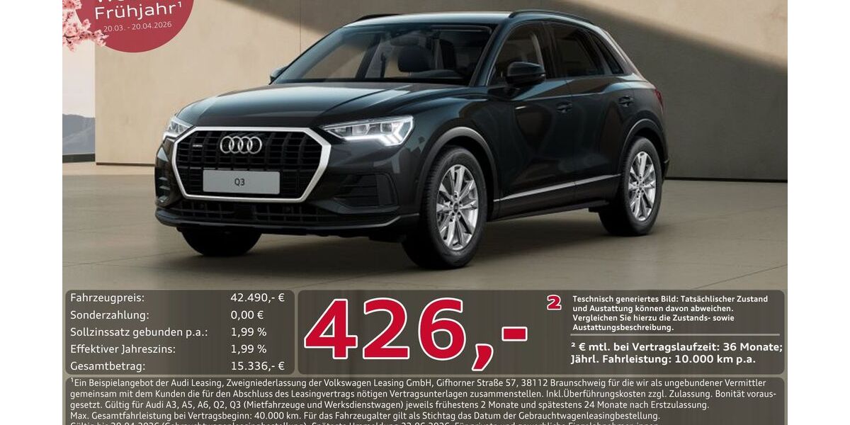 Audi Q3 16.707 km 42.490 &euro; Ingolstadt 85057
