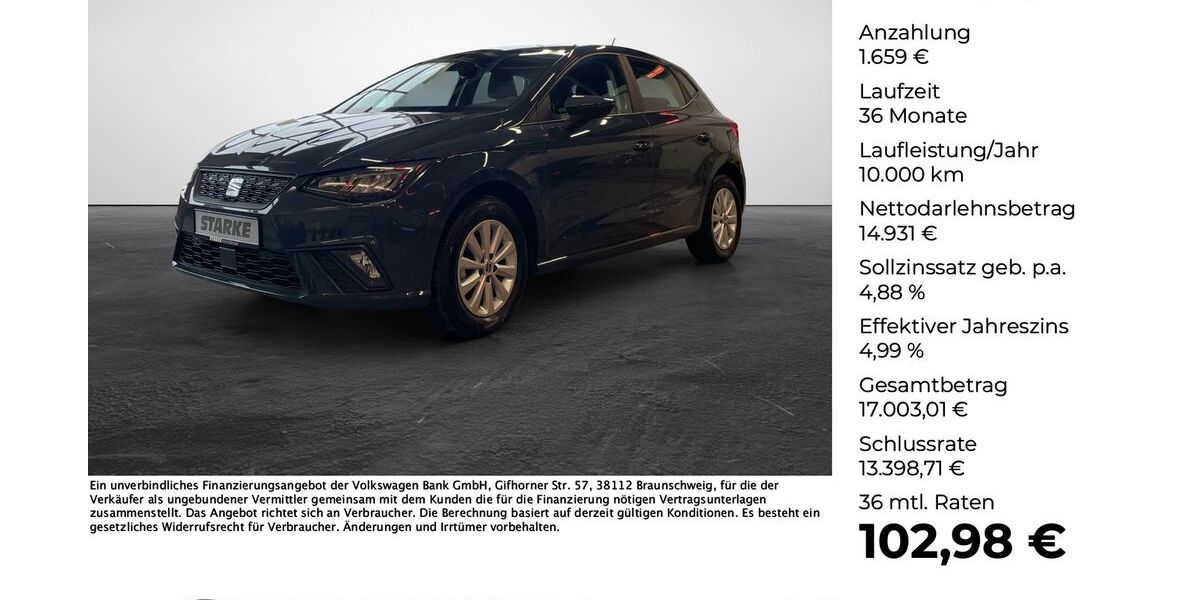 Seat Ibiza 17.862 km 16.590 &euro; Vechta 49377