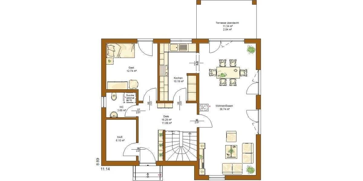 Einfamilienhaus Osterburken-Hemsbach Osterburken - 5 Zimmer, 160 m&sup2;, 458.000&euro; | Angebot:26093096
