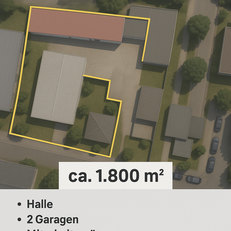 Halle in Darmstadt 7.000 € 1800 m²