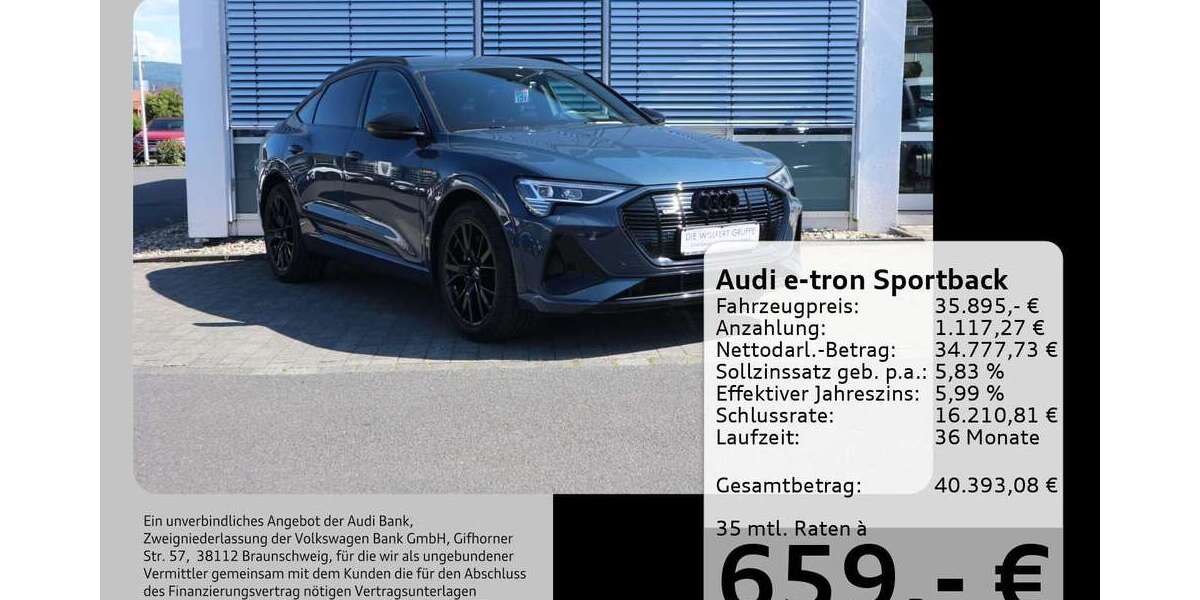 Audi e-tron 36.906 km 35.895 &euro; Bürgstadt 63927