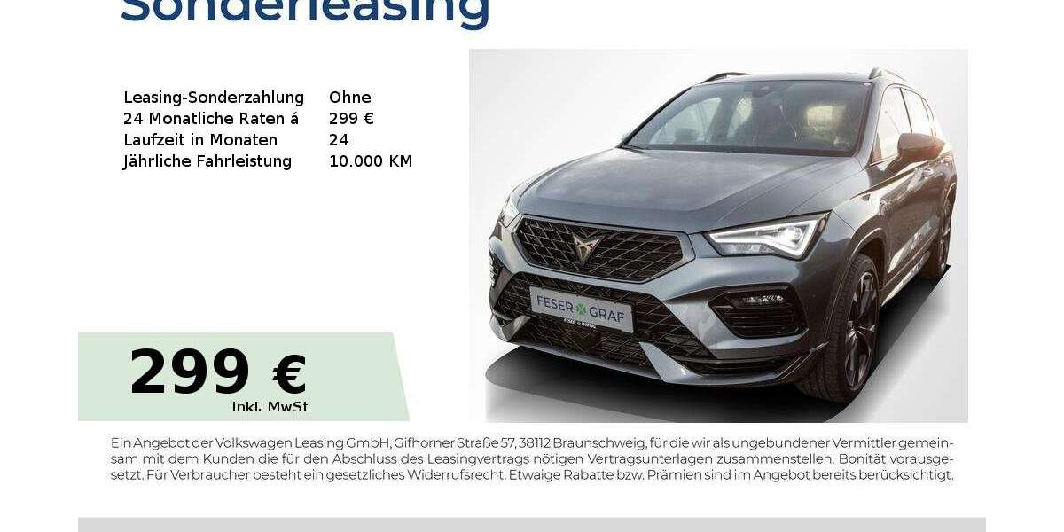 Cupra Ateca 25.473 km 37.950 &euro; Bernburg 06406