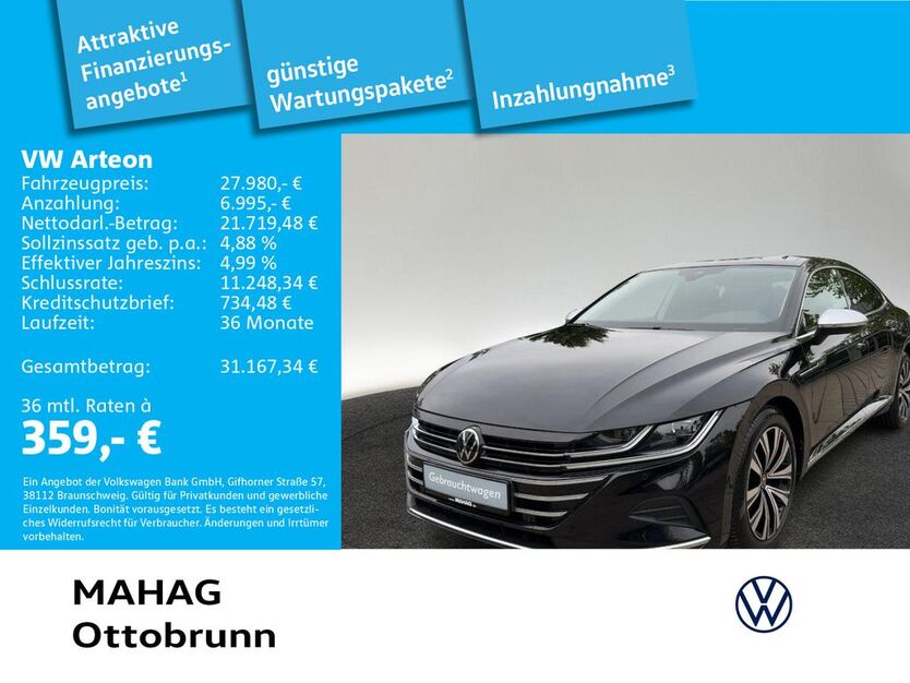 VW Arteon 87.684 km 27.481 € Ottobrunn 85521