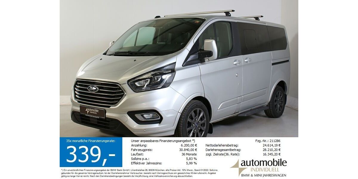 Ford Tourneo Custom 104.800 km 29.640 &euro; Paderborn 33100