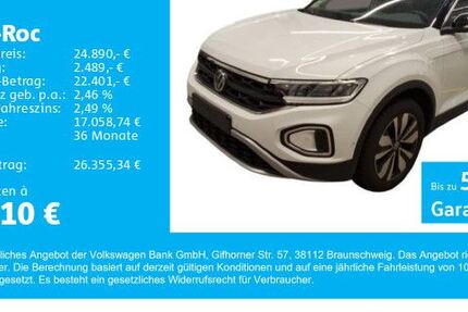 VW T-Roc 9.472 km 24.690 € Gersthofen 86368