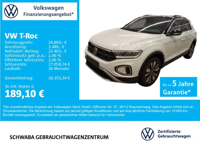 VW T-Roc 9.472 km 24.690 € Gersthofen 86368