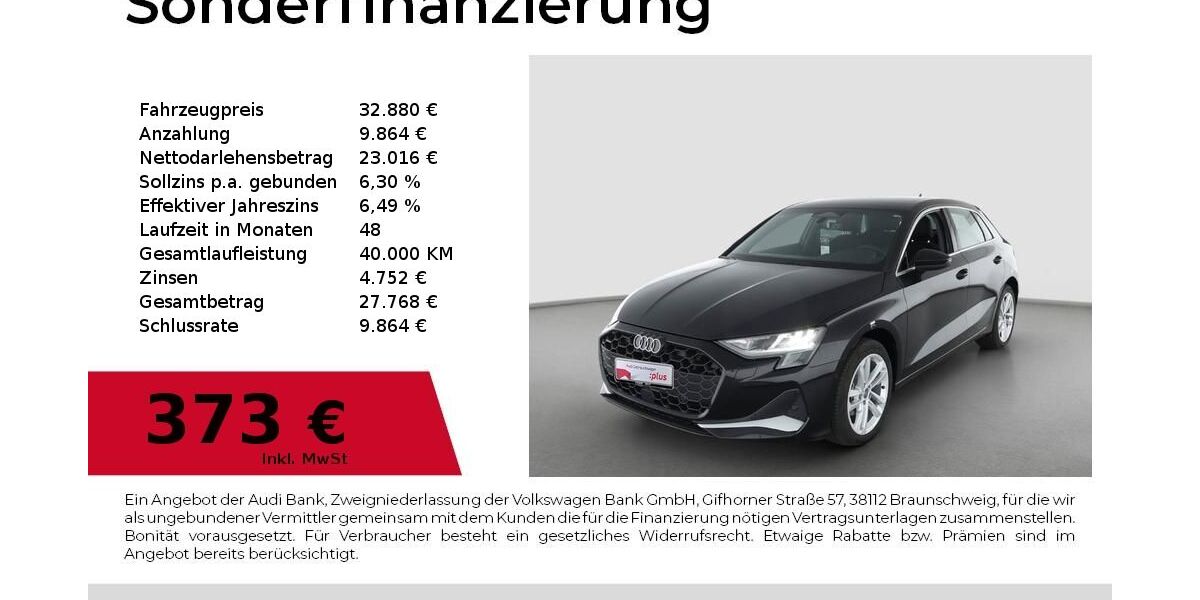 Audi A3 1.001 km 32.880 &euro; Lauf an der Pegnitz 91207