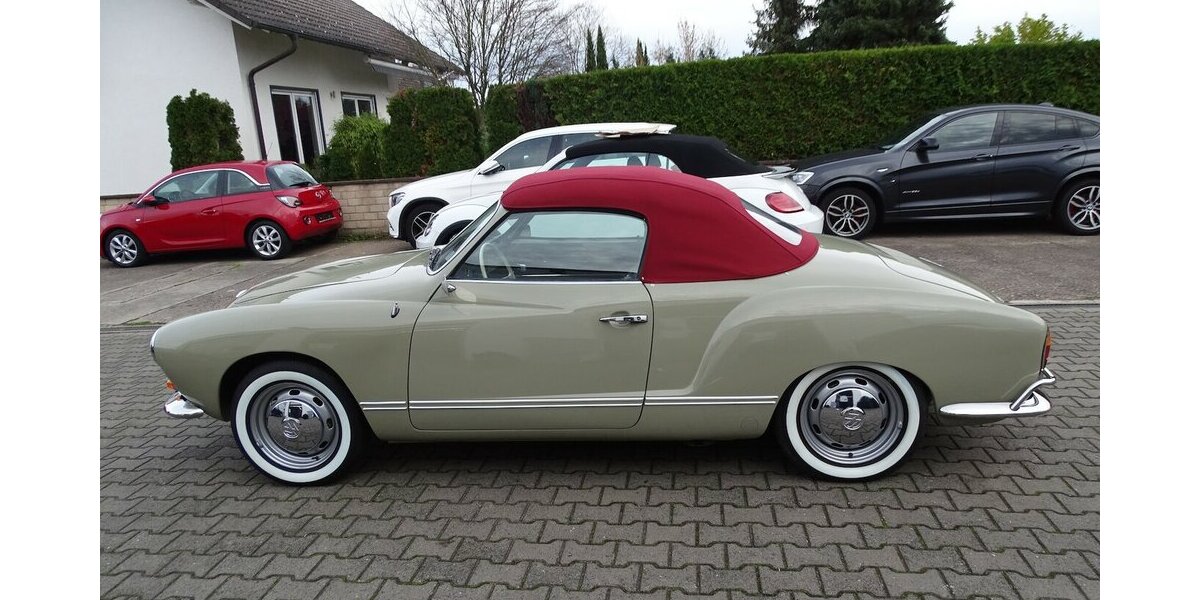 VW Karmann Ghia Cabrio vollständig restauriert 1.200 km 63.900 &euro; Rodgau 63110