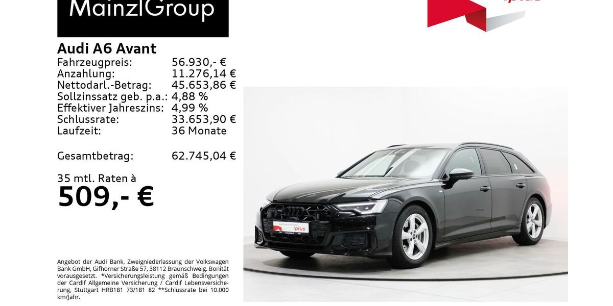 Audi A6 25.900 km 54.960 &euro; Feldkirchen/Westerham 83620
