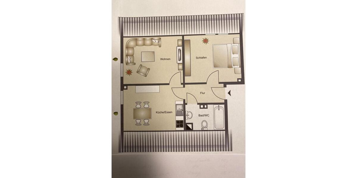 Dachgeschoßwohnung Lünen Alstedde - 2.5 Zimmer, 40 m&sup2;, 340&euro; | Angebot:25284305