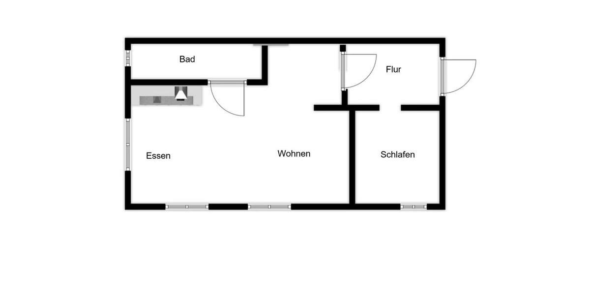 Etagenwohnung Buckenhof - 2 Zimmer, 43 m&sup2;, 192.690&euro; | Angebot:26619427