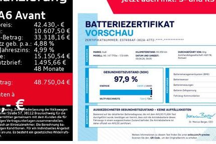 Audi A6 60.359 km 42.430 &euro; Rottweil 78628