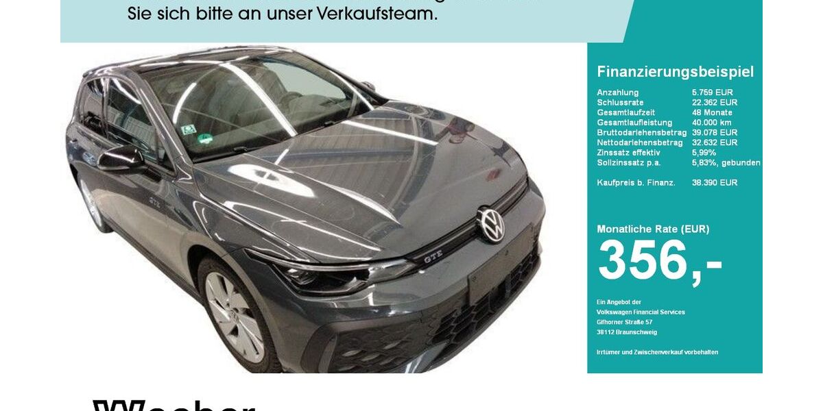 VW Golf 11.433 km 38.290 &euro; Weil der Stadt 71263
